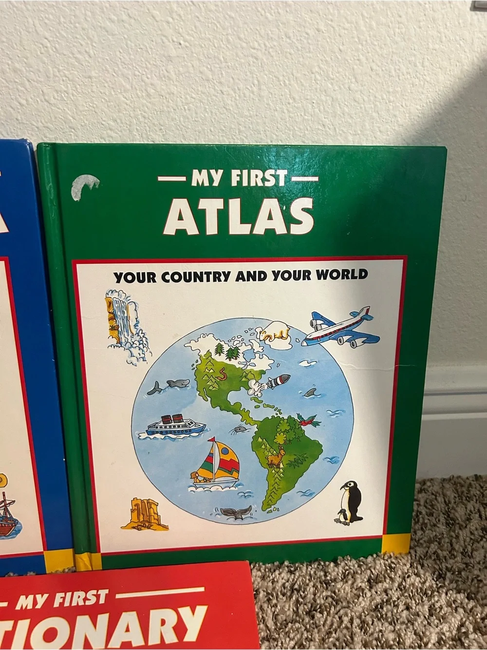 My First Encyclopedia, Atlas & Dictionary Kids Book Set